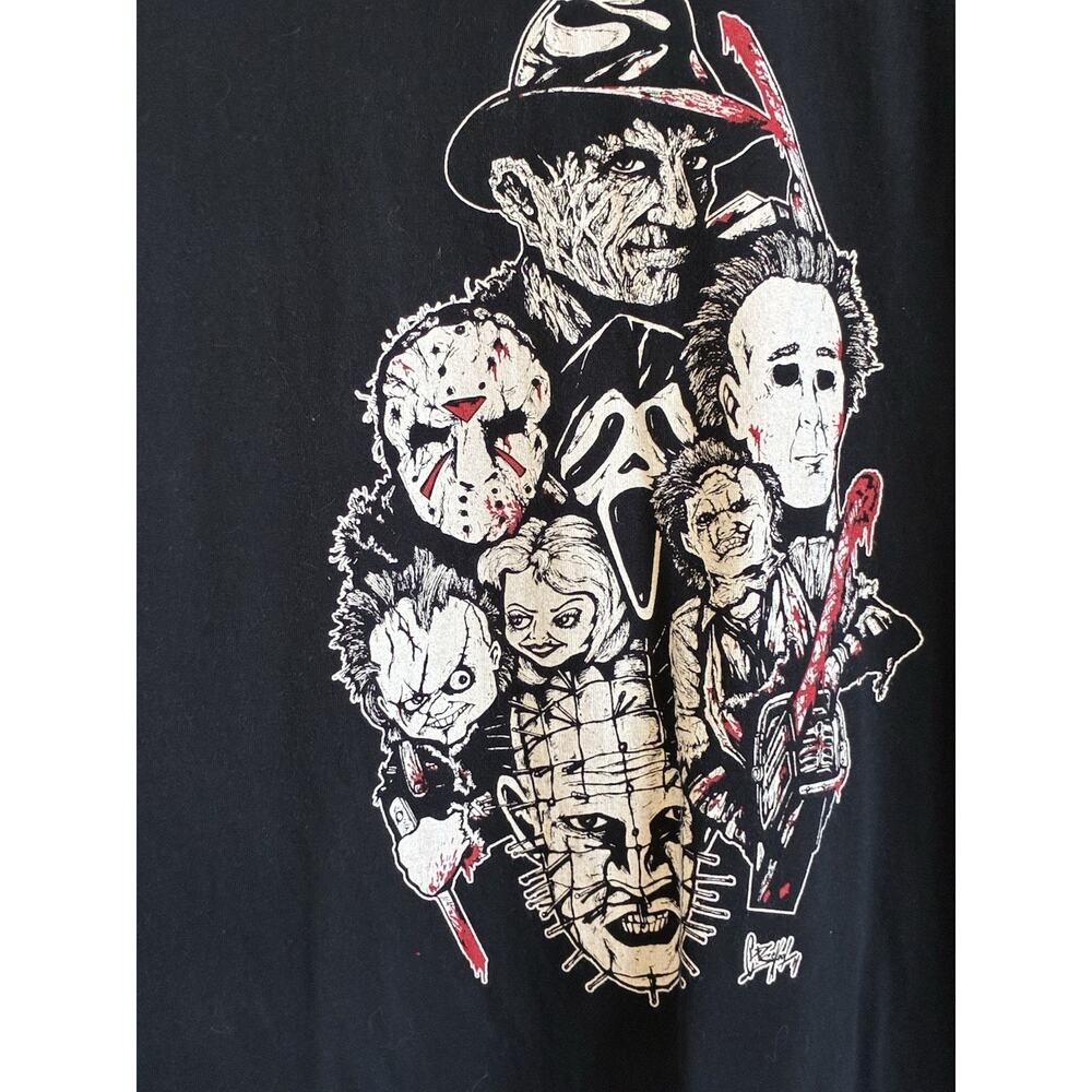Fatal Reunion freedie scream halloween jason Graphic T-Shirt RARE GillesBone XL - Picture 6 of 13